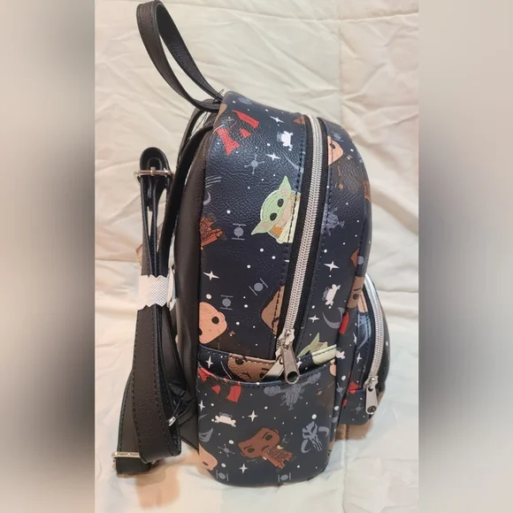 Baby yoda mini backpack set